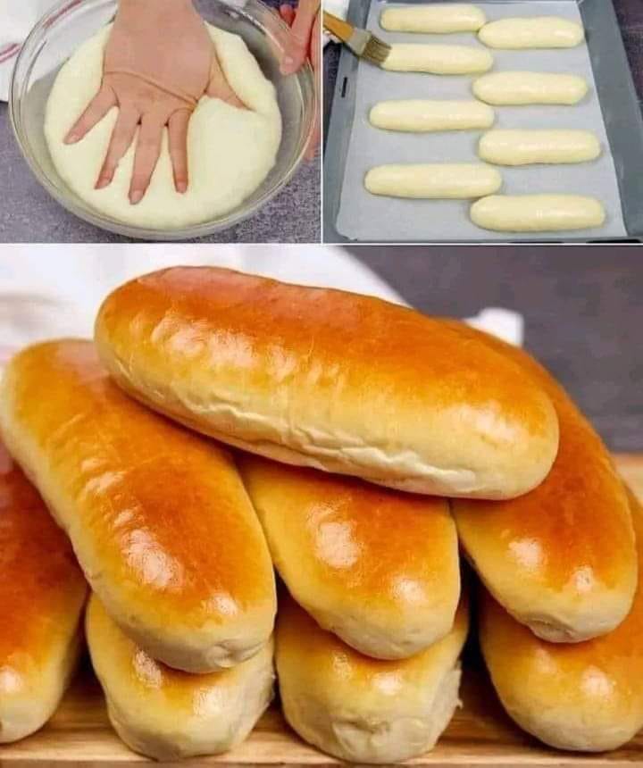 Leichte und fluffige Hotdog-Brötchen